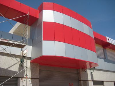 Revêtement de façade en alucobond pour CNEP Sétif